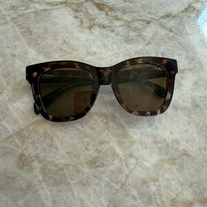 Quay Australia Tortoiseshell Brown Square Sunglasses